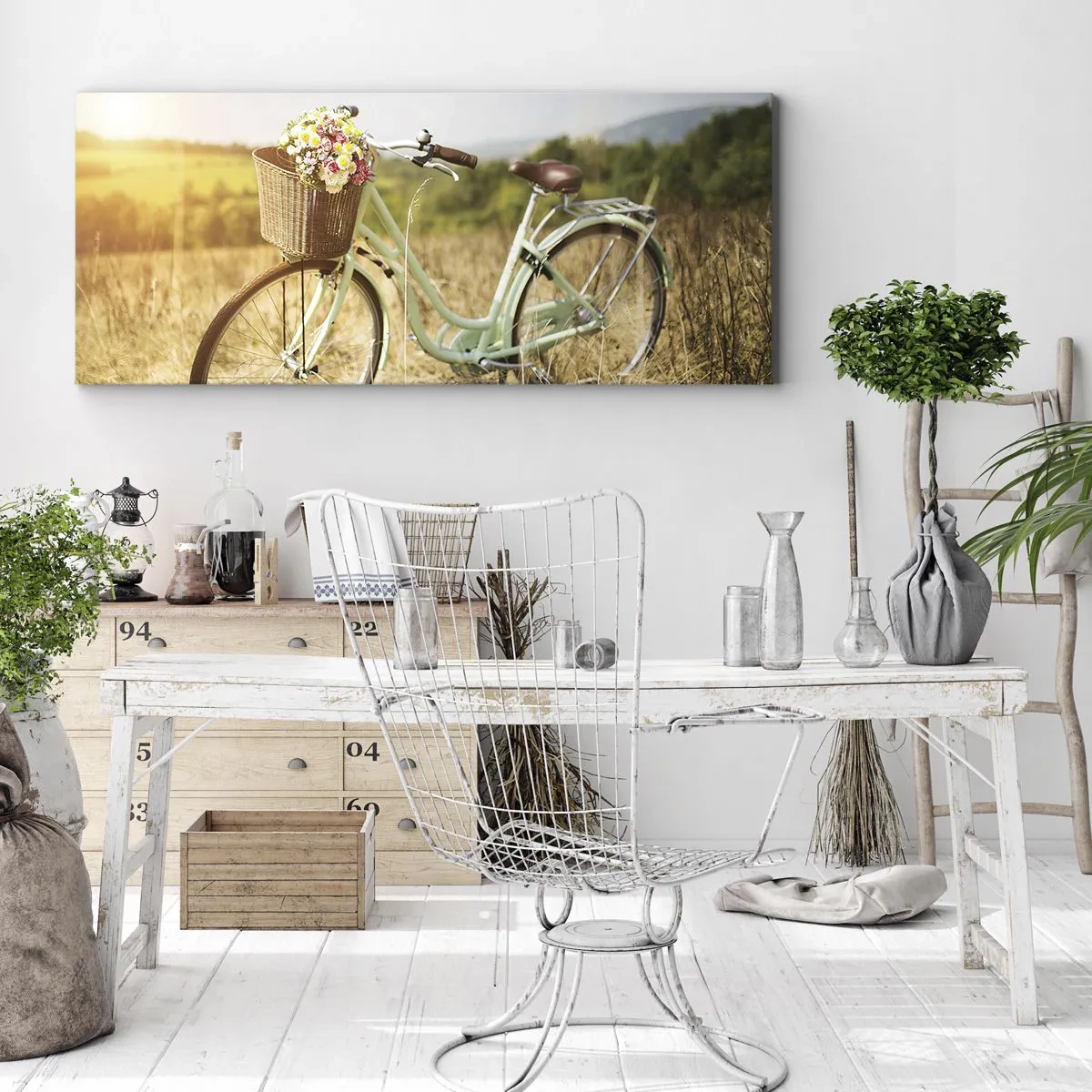 Obraz na plátně - Chvíli tu zůstanu - 100x40 cm