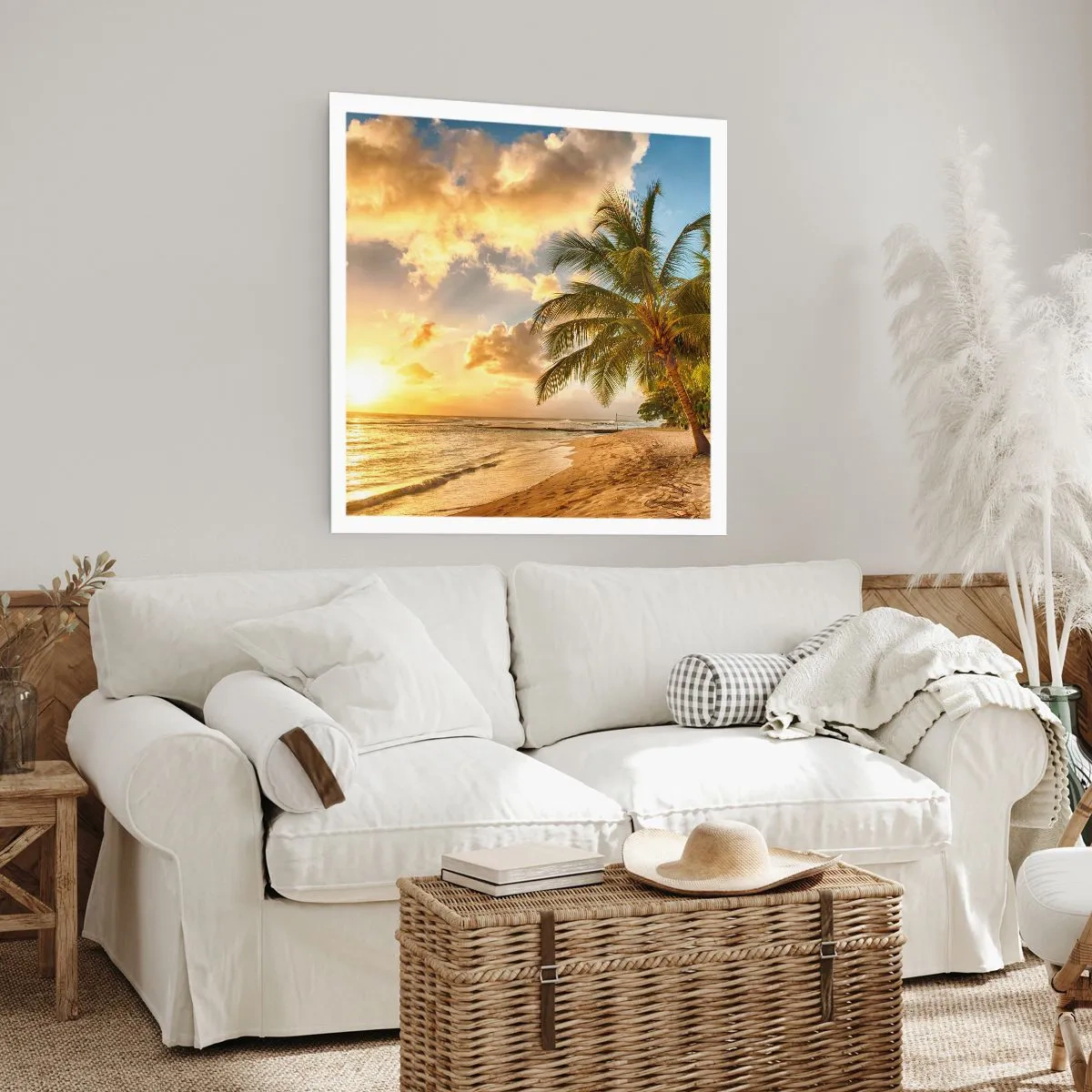 Plakát - Věčné léto, vždy prázdniny - 40x40 cm