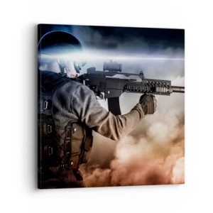 Obraz na plátně - Prostě hrdina - 30x30 cm