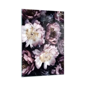 Obraz na skle - Kytice ve starém stylu - 50x70 cm