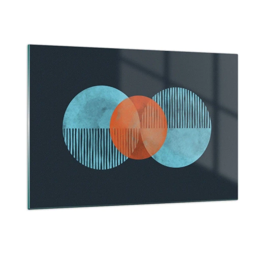 Obraz na skle - Symetrická kompozice - 120x80 cm