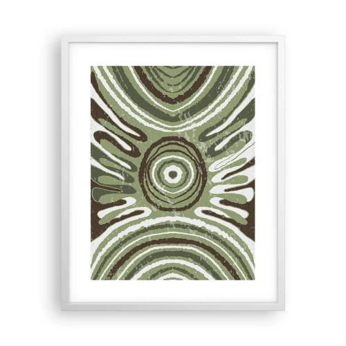 Plakát v bílém rámu - Exploze emocí - 40x50 cm