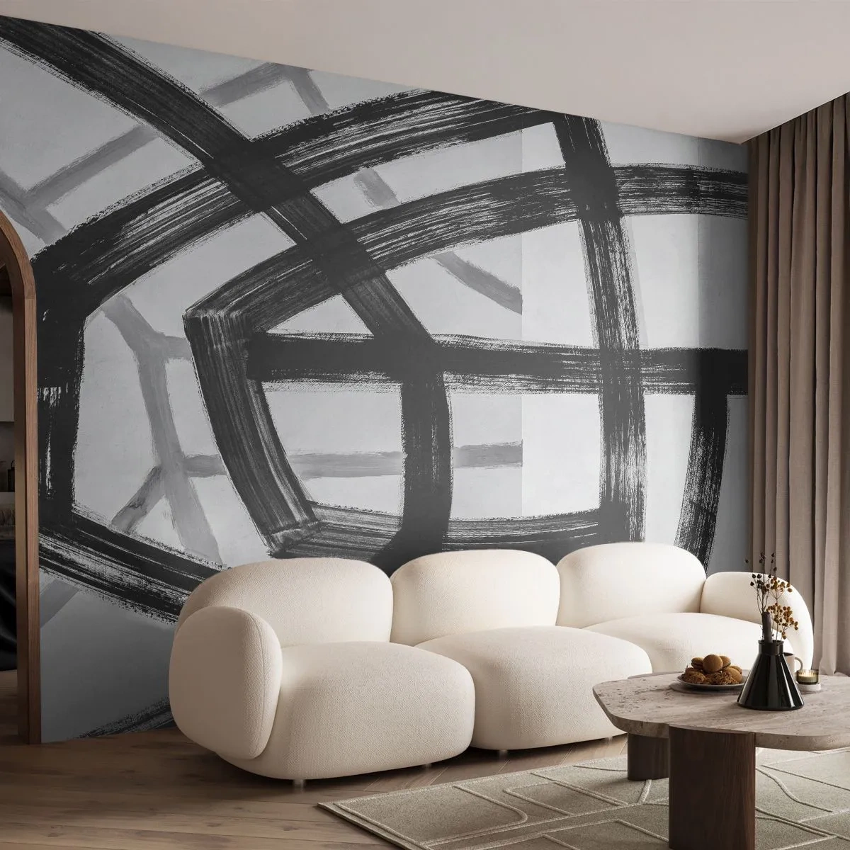 Fototapeta Standard Eco - Hloubka - Pomlčky, Kus, Moderní - 200x140 cm