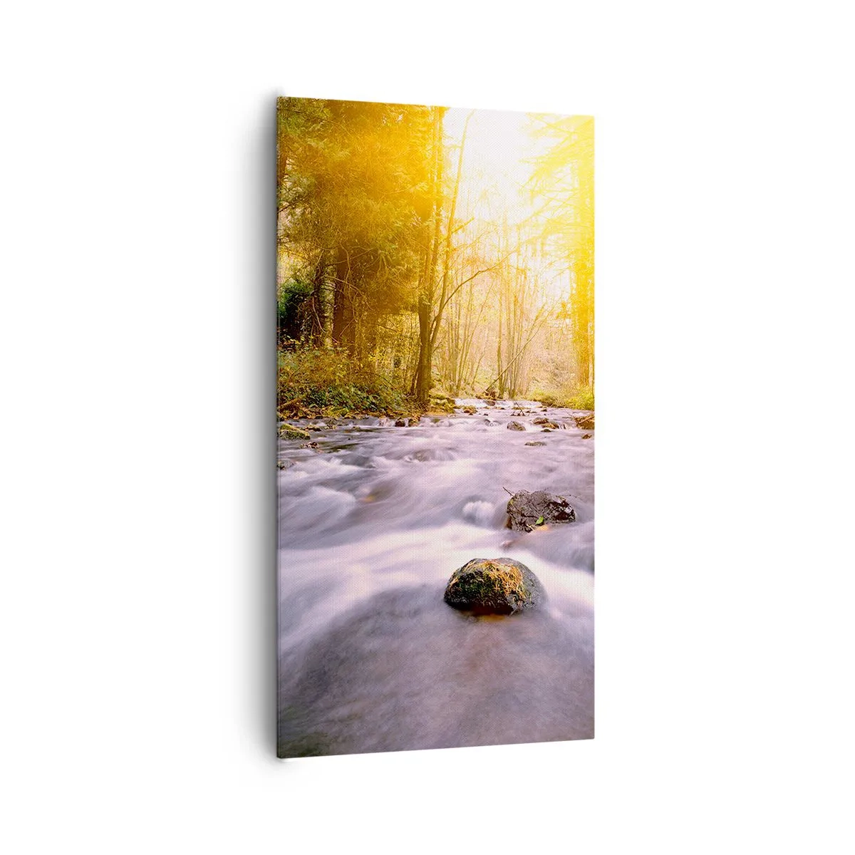 Obraz na plátně - Malachit ve stříbrně-zlaté podobě - 65x120 cm