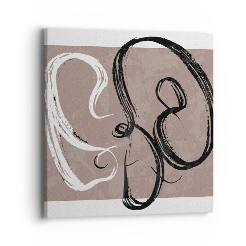 Obraz na plátně - Kompozice – hledání úplnosti - 40x40 cm