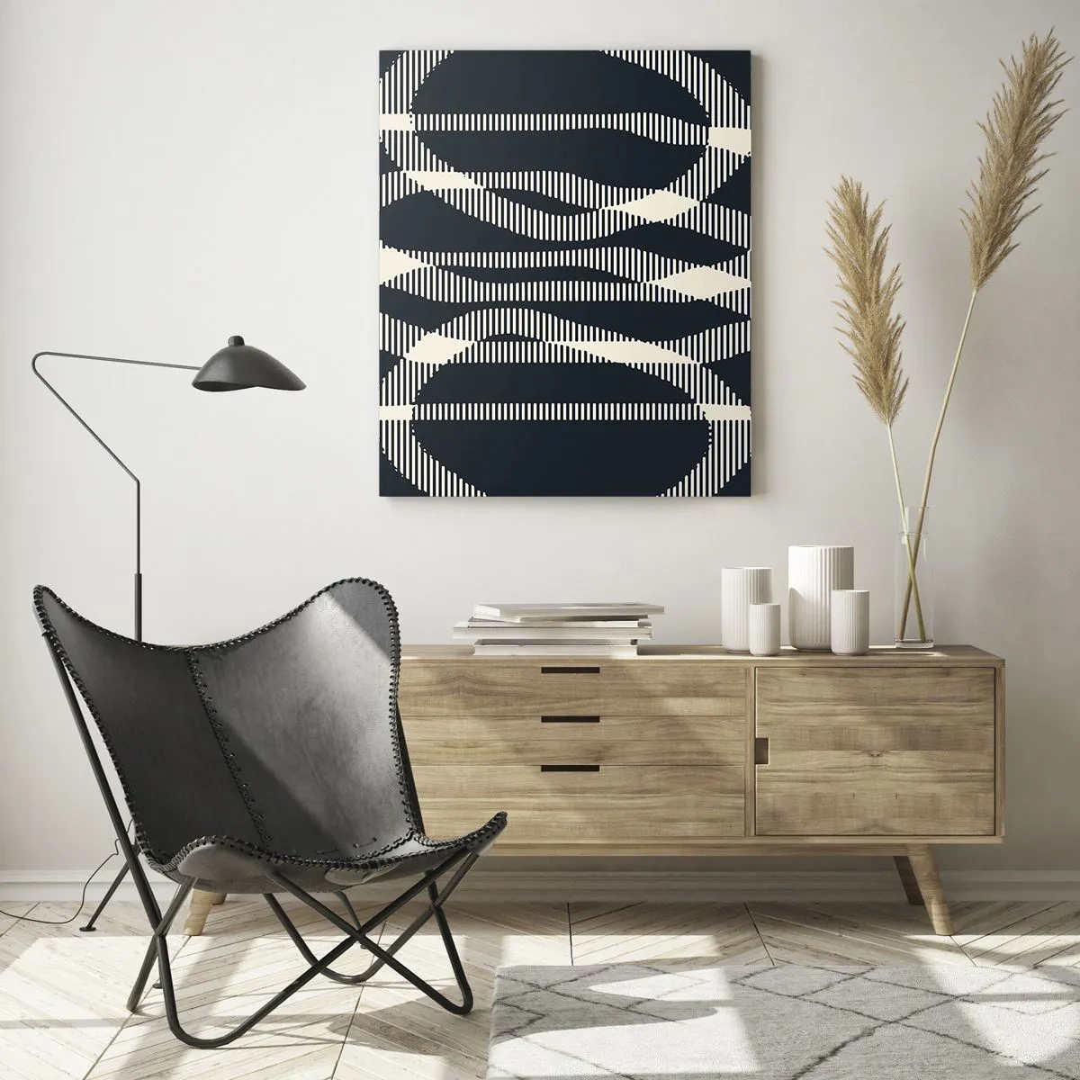 Obraz na skle - Pokus o prolomení temnoty - 50x70 cm