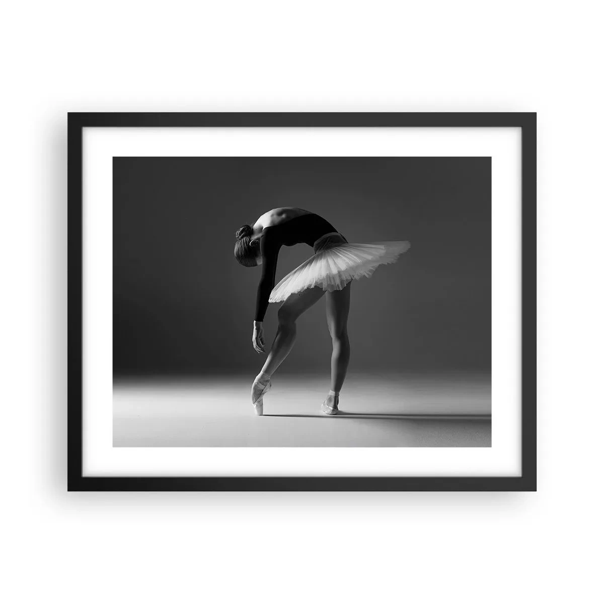 Plakát v černém rámu - Bella ballerina - 50x40 cm