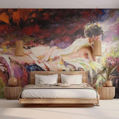 Fototapeta Samolepicí Deluxe Sticker - Zamyšlená Venuše - Žena, Tělo, Kus - 350x256 cm
