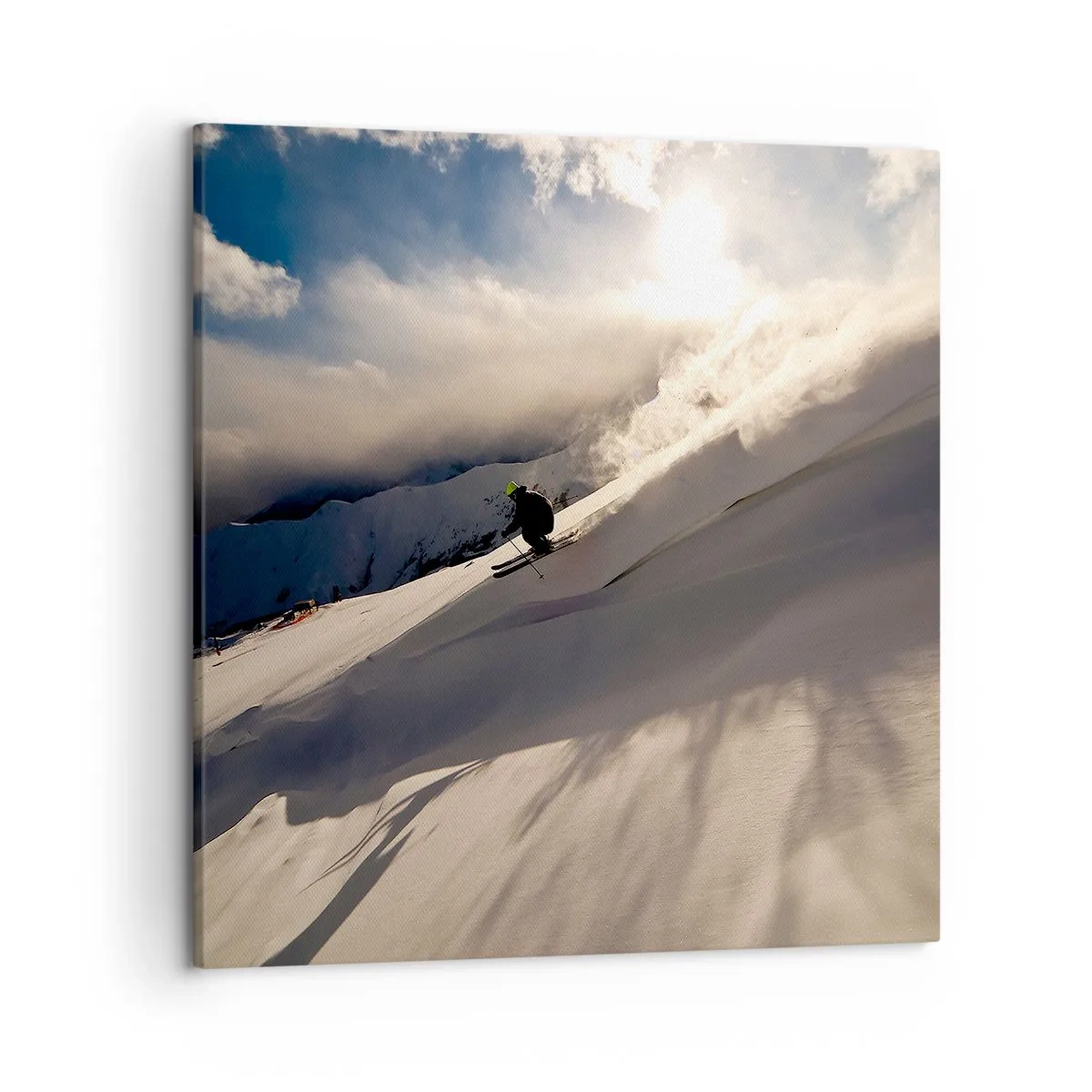 Obraz na plátně - Přijatá výzva hor - 50x50 cm