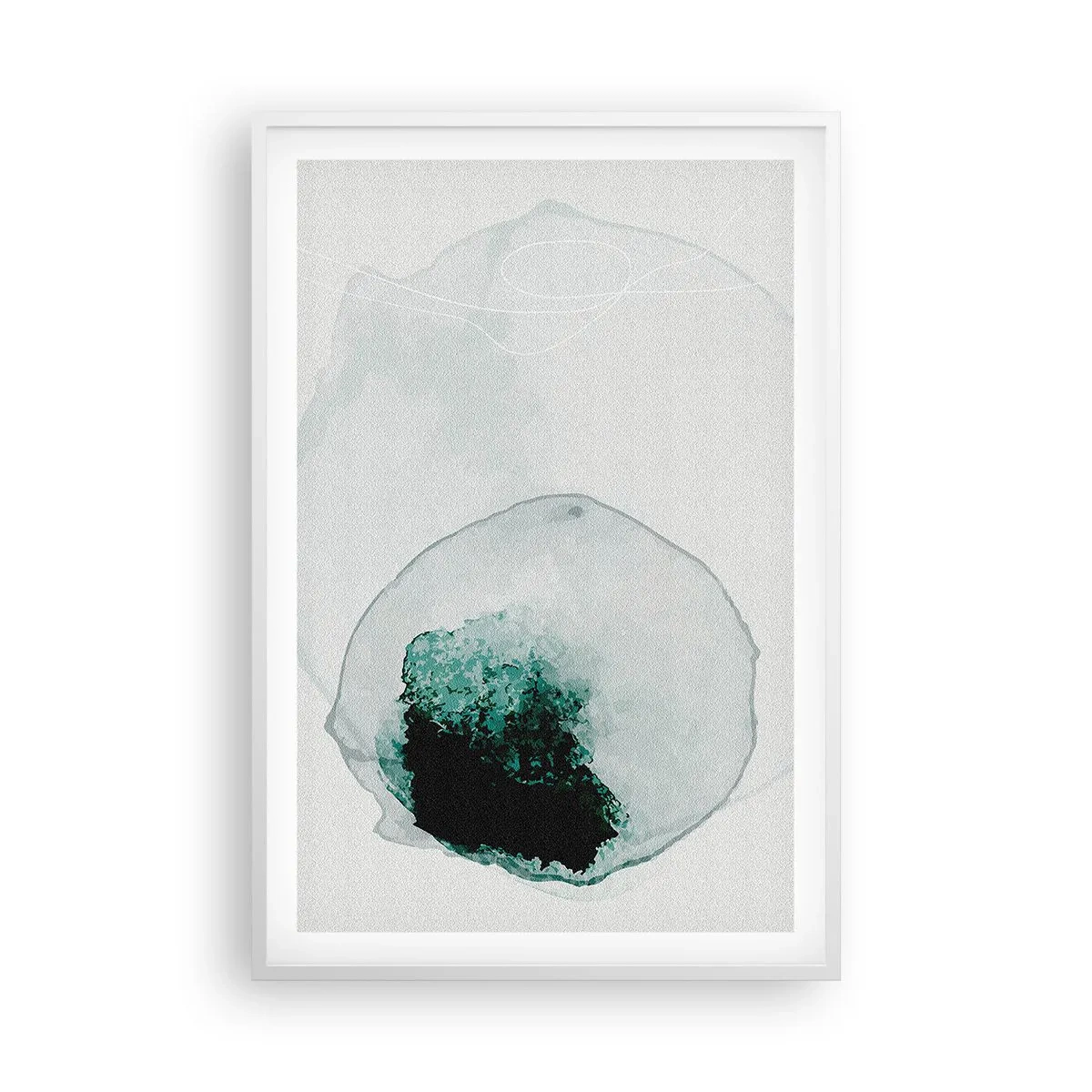 Plakát v bílém rámu - V kapce vody - 61x91 cm