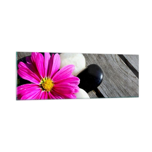 Obraz na skle - Odpočinek na molu - 90x30 cm