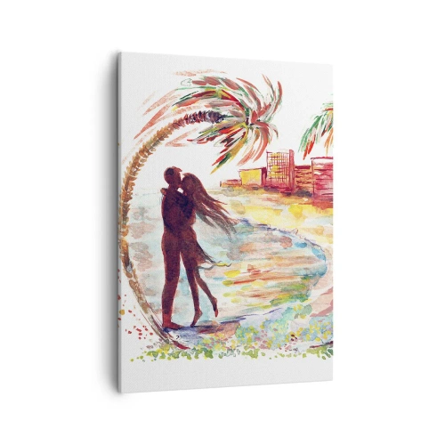 Obraz na plátně - Romantické prázdniny - 50x70 cm