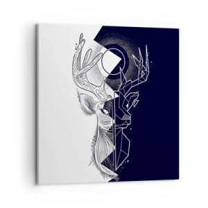 Obraz na plátně - Válka a jednota opaků - 60x60 cm