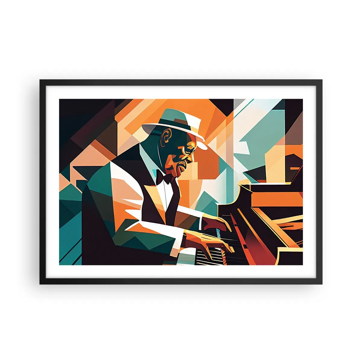 Plakát v černém rámu - Celý tento jazz - 70x50 cm