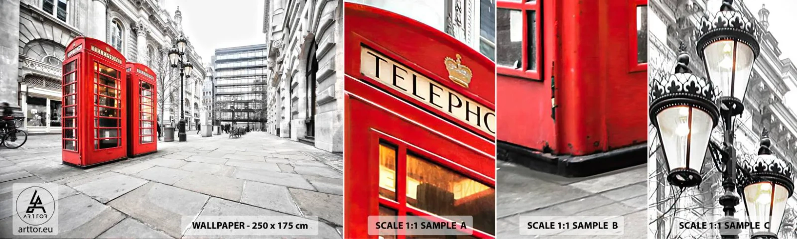 Vzor Fototapety Samolepicí Deluxe Sticker - Welcome to London - Města, Londýn, Architektura - 100x30 cm