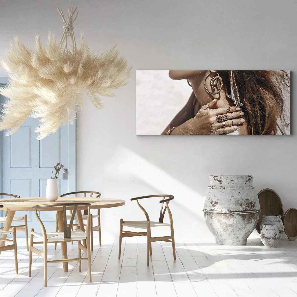 Obraz na plátně - Královna divoké pláže - 120x50 cm