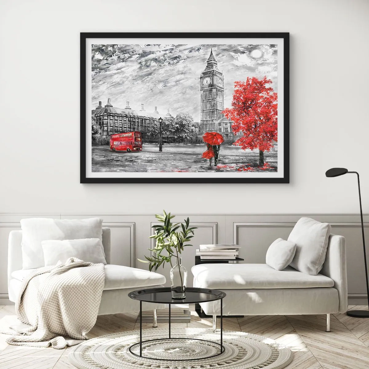 Plakát v černém rámu - Vzrušující den - 50x40 cm