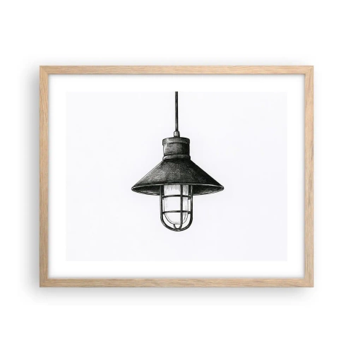 Plakát v rámu světlý dub - Jako před lety… - 50x40 cm