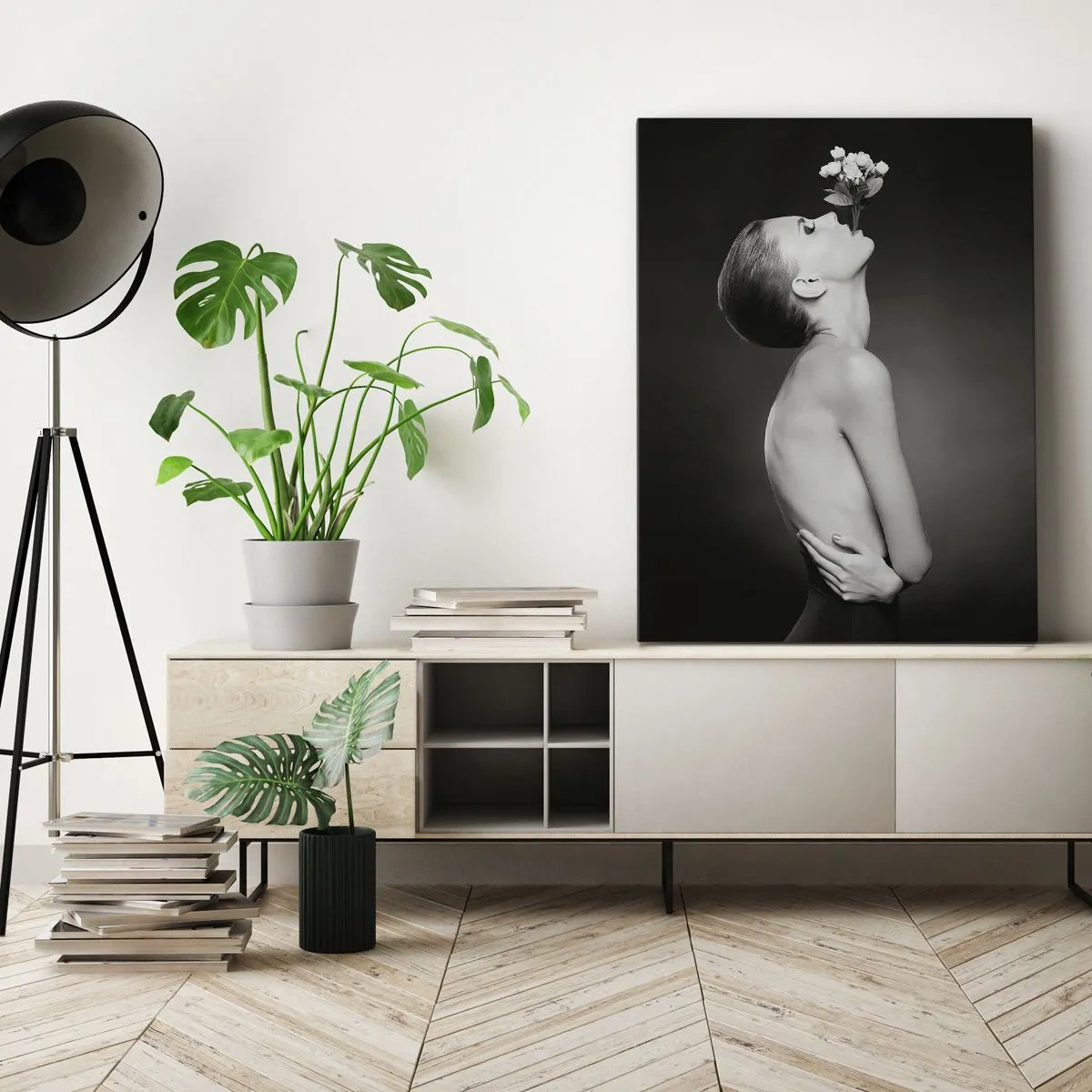 Obraz na plátně - Excentrická elegance - 50x70 cm