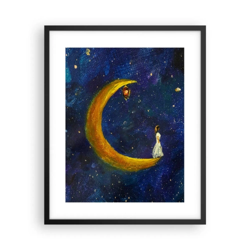 Plakát v černém rámu - Volání světa - 40x50 cm