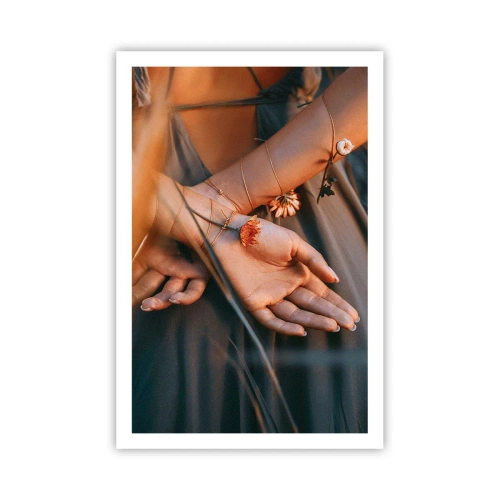 Plakát - Propojená s přírodou - 61x91 cm