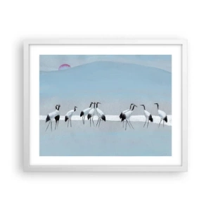 Plakát v bílém rámu - Po horkém dni - 50x40 cm