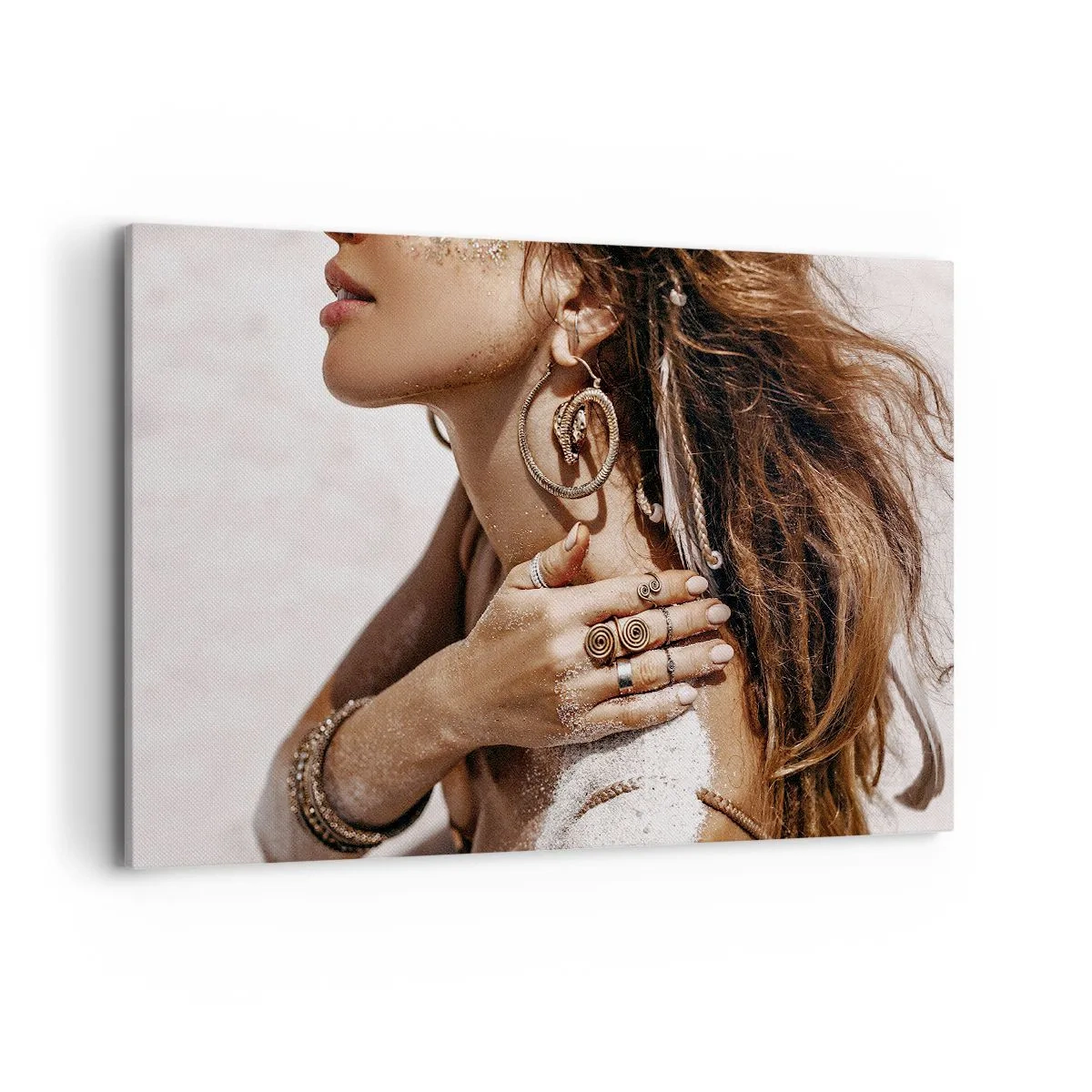 Obraz na plátně - Královna divoké pláže - 120x80 cm