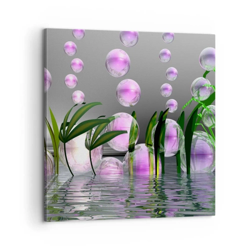 Obraz na plátně - Reflexní kompozice lehkosti a života - 60x60 cm