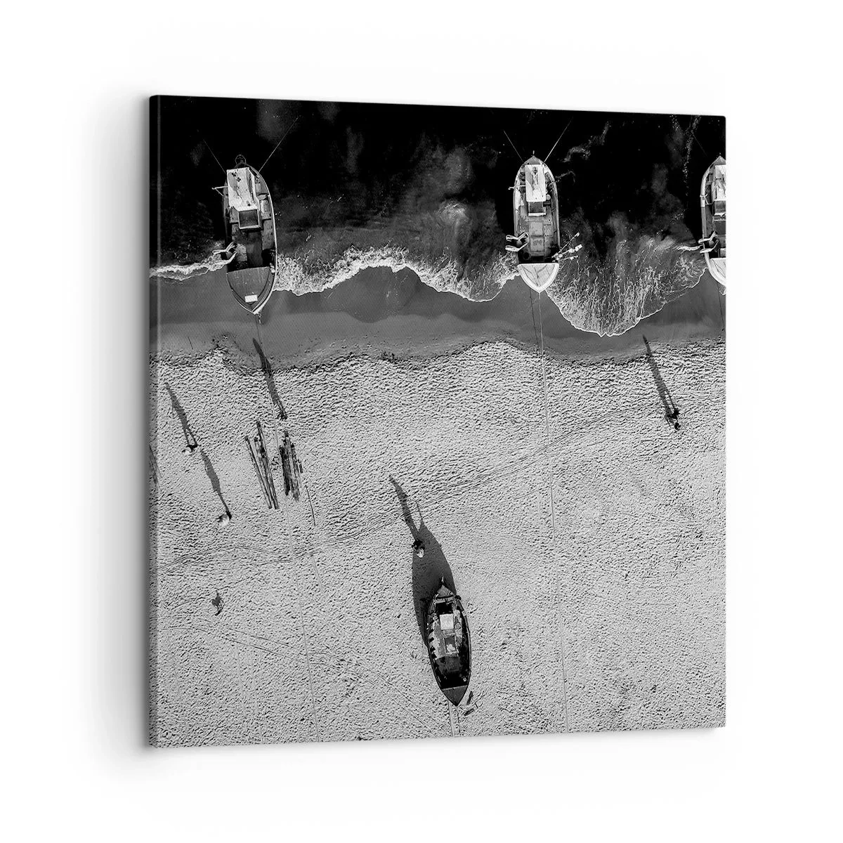 Obraz na plátně - Ještě na břehu… - 60x60 cm
