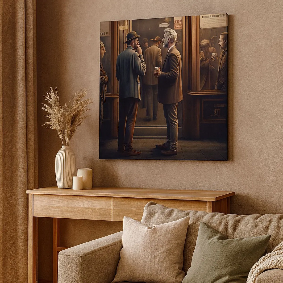 Obraz na plátně - Dobrá chvíle dne - 30x30 cm