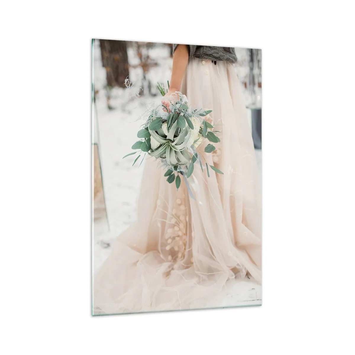 Obraz na skle - A žili šťastně až do smrti - 70x100 cm