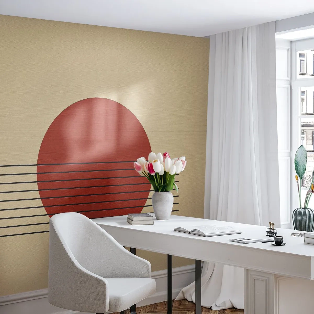 Fototapeta Standard Eco - Pořád dokola - Abstrakce, Kus, Grafika - 250x175 cm
