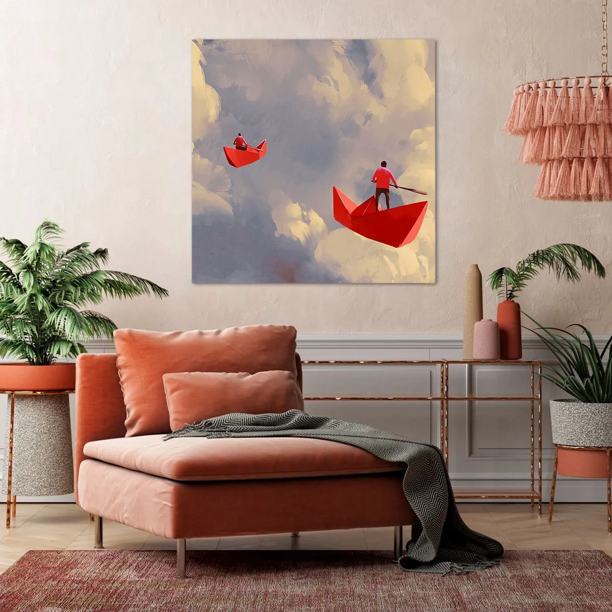 Obraz na plátně - Výprava snílků - 70x70 cm