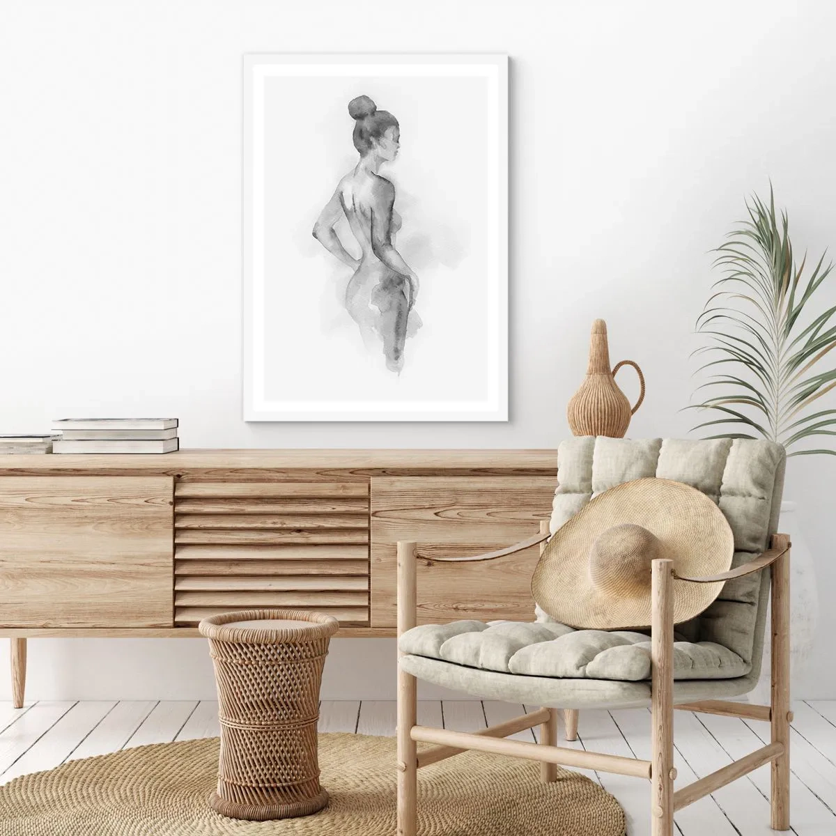 Plakát v bílém rámu - Krásné jako malba - 61x91 cm