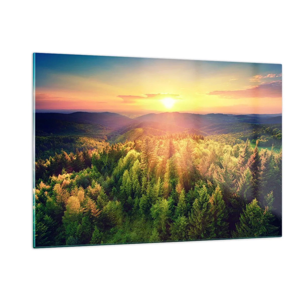 Obraz na skle - Vrcholky a vrcholy - 120x80 cm