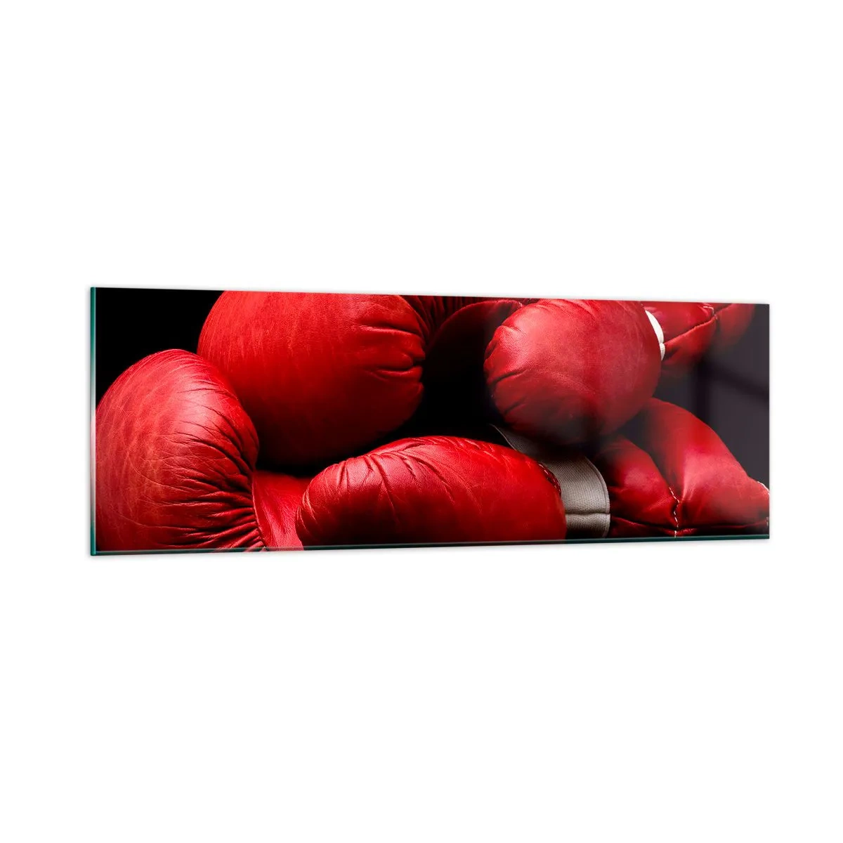 Obraz na skle - Emoce války za námi - 90x30 cm