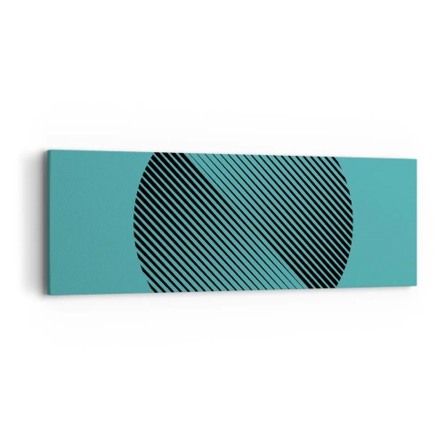 Obraz na plátně - Kruh – geometrická variace - 90x30 cm