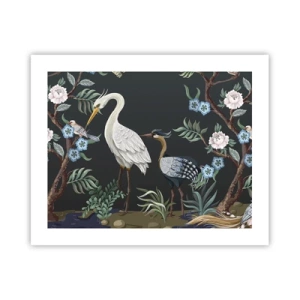 Plakát - Ptačí průvod - 50x40 cm