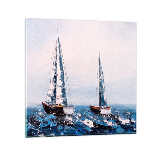 Obraz na skle - Bratrství větru - 50x50 cm