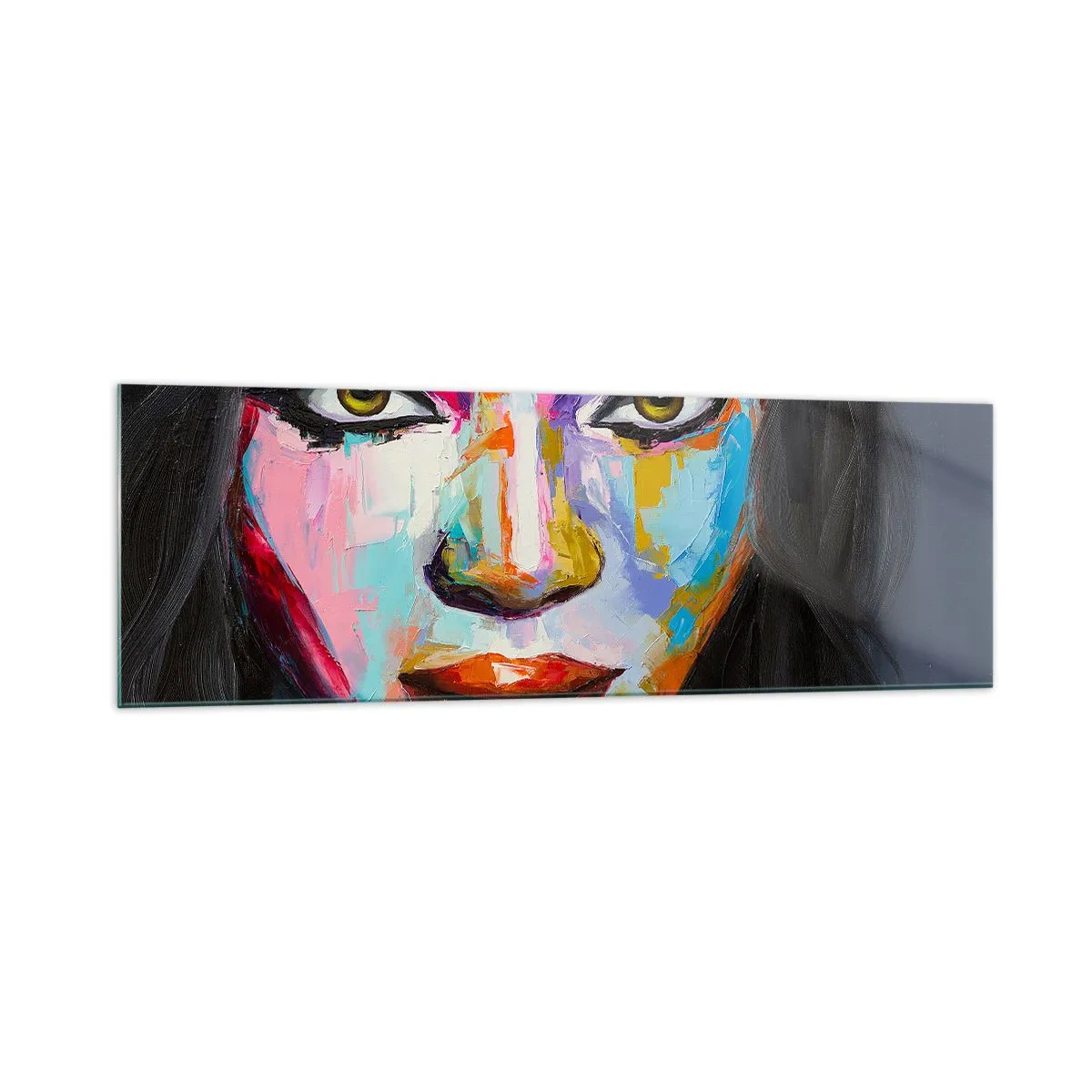 Obraz na skle - Nejde odtrhnout oči - 160x50 cm