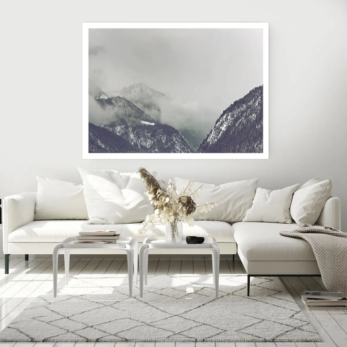 Plakát - Mlžné údolí - 70x50 cm