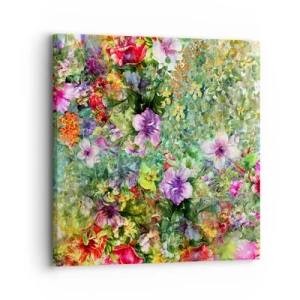Obraz na plátně - Do květů, k záhubě - 30x30 cm