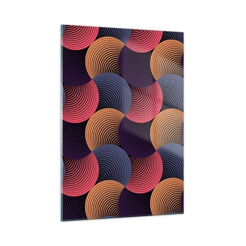 Obraz na skle - V kruhovém rytmu - 50x70 cm