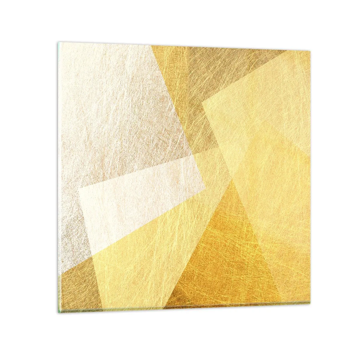 Obraz na skle - Počasí geometrie - 70x70 cm