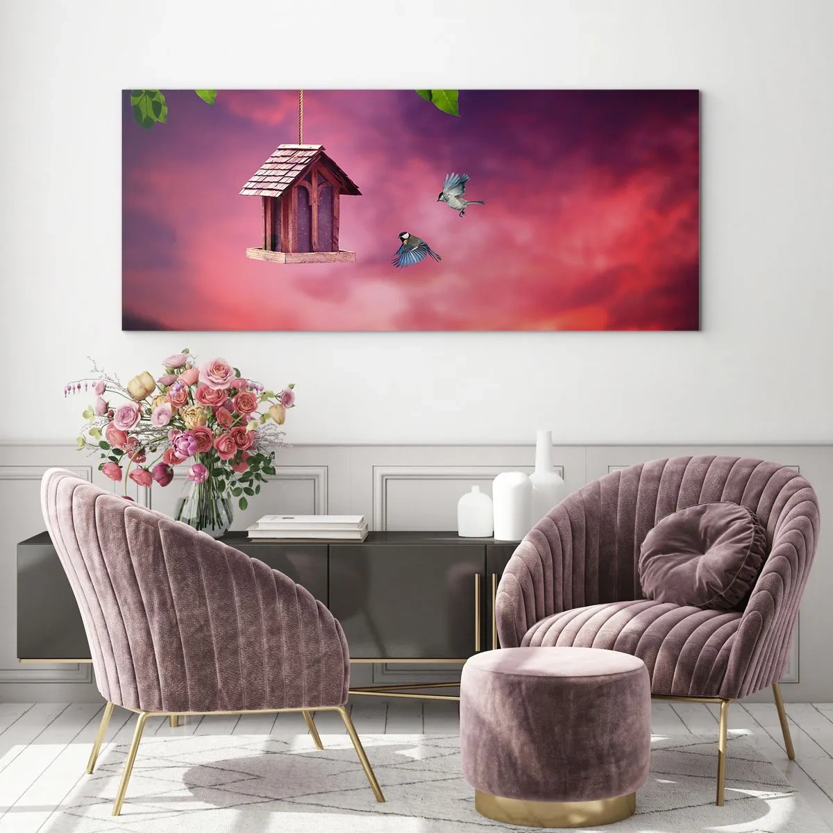 Obraz na skle - Pozvání na večeři - 120x50 cm