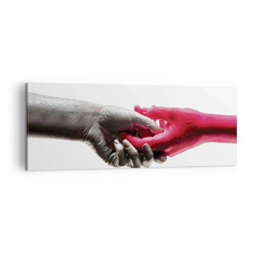 Obraz na plátně - Spolu i když jsme odlišní - 140x50 cm