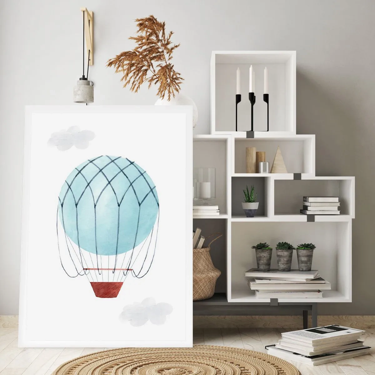 Plakát - Celý v oblacích - 61x91 cm
