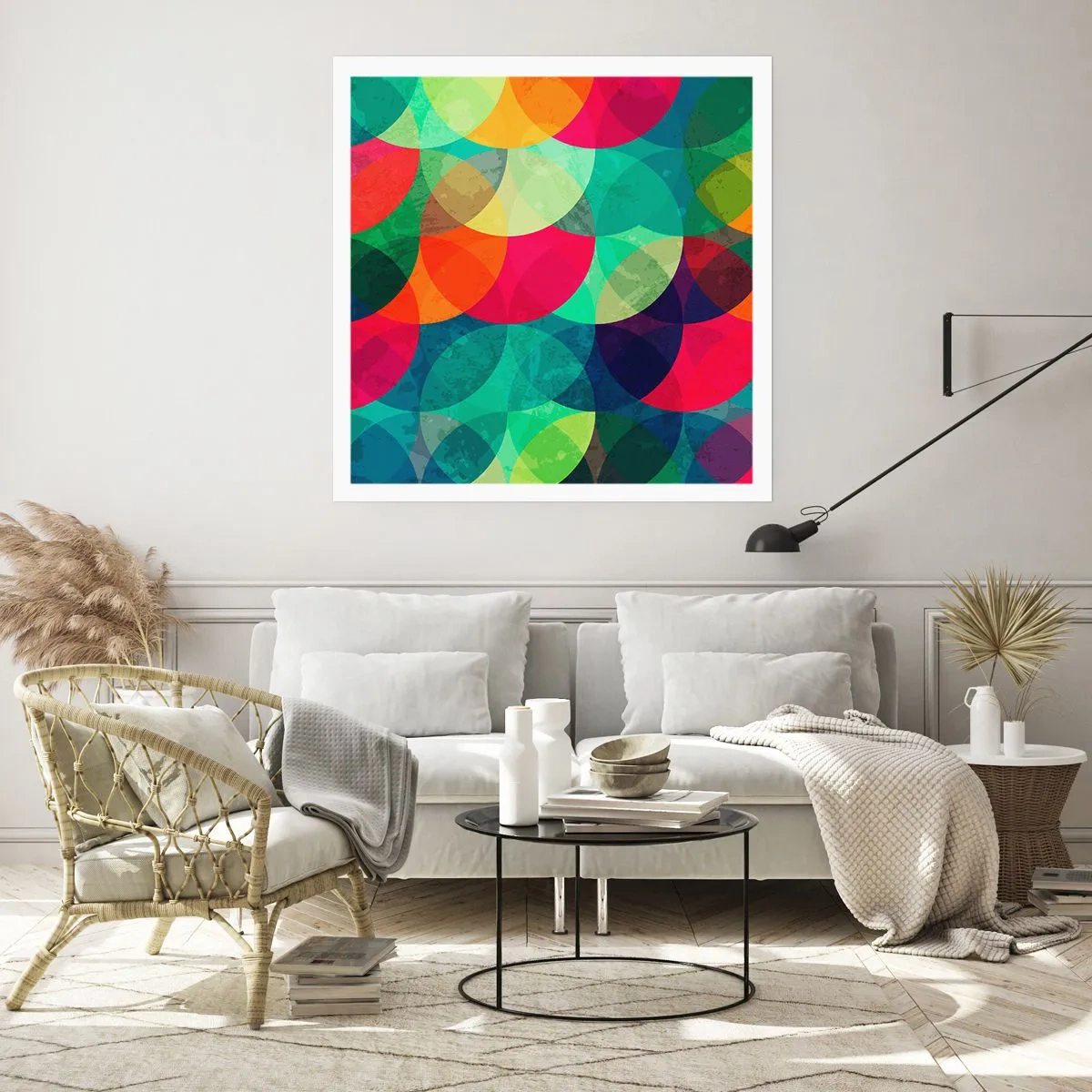 Plakát - Vstoupit do duhy - 40x40 cm