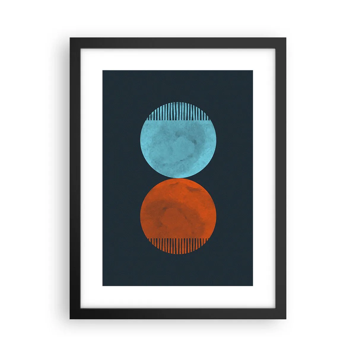 Plakát v černém rámu - Pouze geometrie? - 30x40 cm