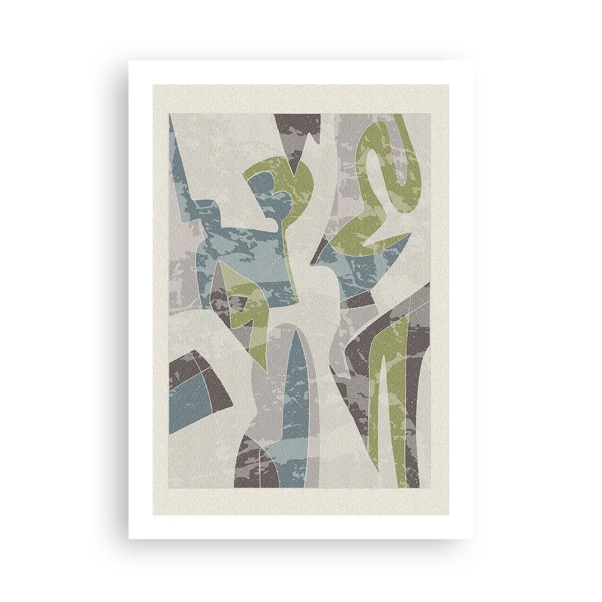 Plakát - Kompozice za sklem - 50x70 cm